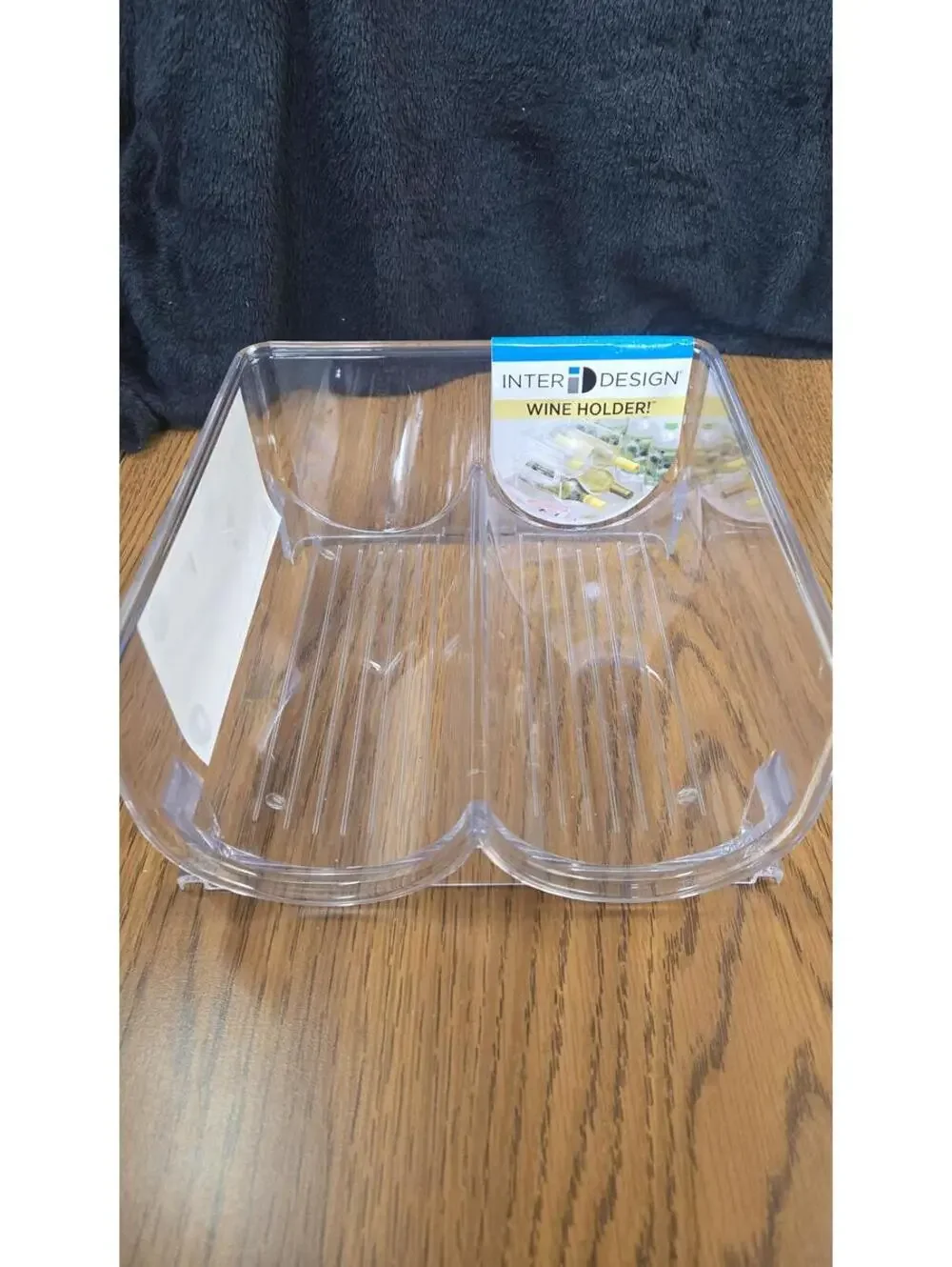 Clear Acrylic Wine Holder / Fridge & Freezer Wine Bottle Holder